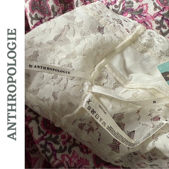 Anthropologie Lace Longline Halter Bra | Crop Top | Romantic Boho Style  Size 1X - Picture 5 of 5